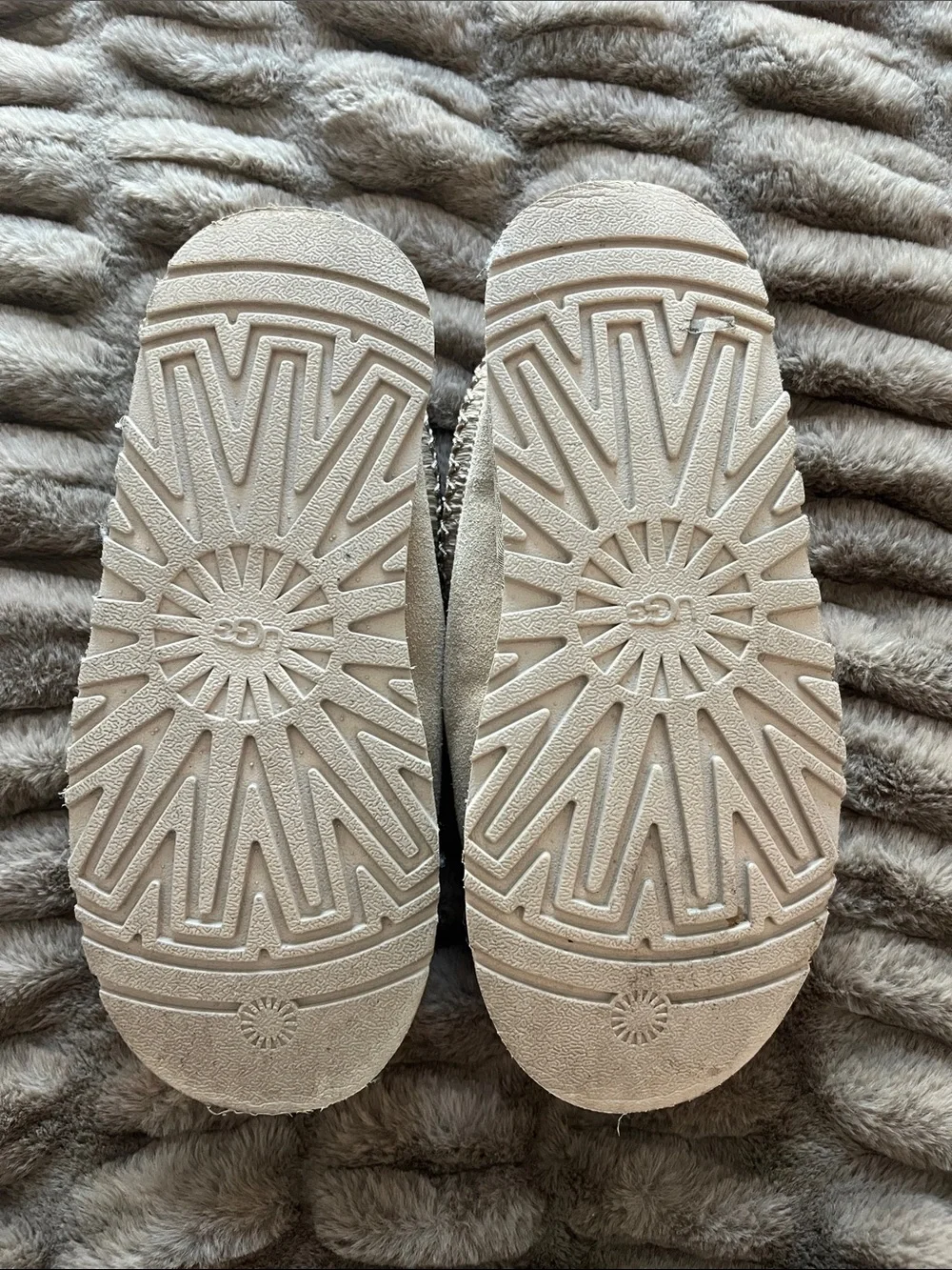 UGG Cozy Suede Slip On Platform Slippers